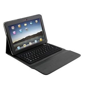 10 1" Bluetooth Wireless Keyboard Leather Case Stand for Samsung Galaxy Tablet