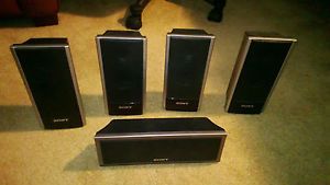 Sony SS TS81 Main Stereo Speakers Complete Set Sony Surround Sound Speakers