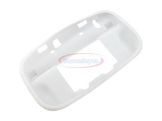 White Silicon Case Protective Cover Case for Nintendo Wii U Gamepad Controller