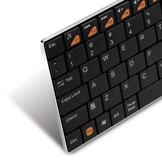 Rapoo E2700 Ultra Slim Mini Light Wireless Keyboard with Touchpad USB Receiver
