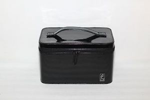 New Caboodles Shiny Black Patent Vanity Valet Travel Case Perfect for Travel
