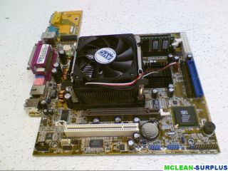 Asus Terminator P4SC ea Motherboard Socket 478 512MB RAM 2 4GHz P4 Working