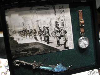 WWII British GS TP Helvetia Radium Dial Military Pocket Watch Box