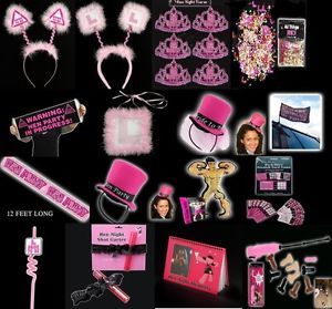 Hen Party Accessories Girls Night Bride Willy Games Banners Novelty Etc
