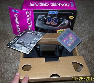 Sega Game Gear Video Game System Console in Original Box Super Colunms