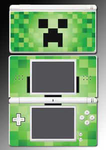 Minecraft Creeper Enemy Mob 3D Block Cube Video Game Skin Cover Nintendo DS Lite