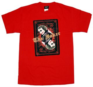 Batman Dark Knight Heath Ledger Joker DC Comics Playing Card T Shirt Tee