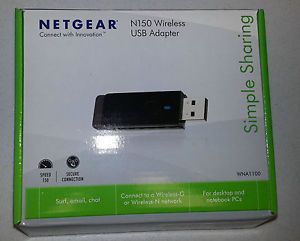Netgear N150 Wireless USB Adapter WNA1100VC 100ENS