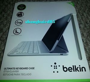 Belkin Ultimate Keyboard Cover Case for Apple iPad Air F5L151TTSLV Silver New