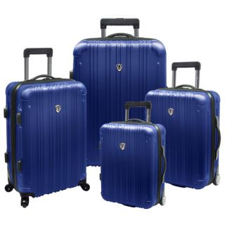 Travelers Choice New Luxembourg 4 Piece Expandable, Hard Sided Luggage Set