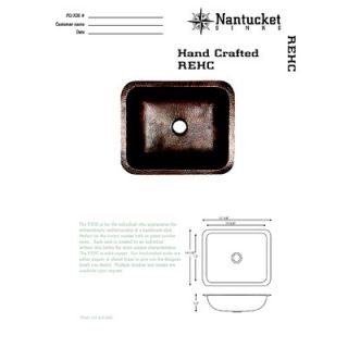 Nantucket Sinks 17 x 14 Kitchen Bar Sink