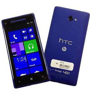 Lighty Used HTC Windows Phone 8x Blue Verizon Windows Smartphone