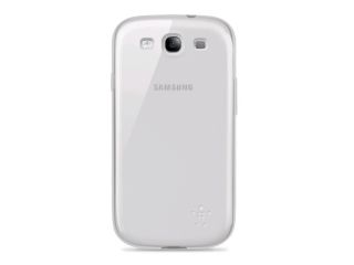 Belkin Samsung Galaxy S3 Grip Sheer Case White F8M398CWC05