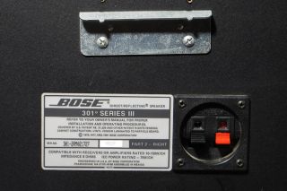 Bose 301 Series III Bookshelf Speakers