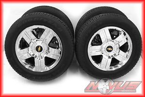 New 20" Chevy Silverado LTZ Tahoe GMC Yukon Sierra Chrome Wheels Goodyear Tires