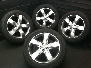 20" Jeep Cherokee Factory Painted Wheels Rims Goodyear Tires 10 32 9107