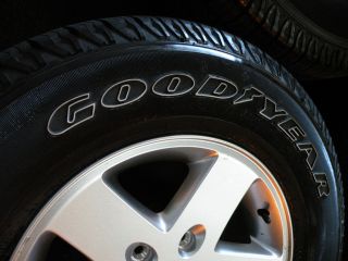 17" Factory Jeep Wrangler Wheels Goodyear Tires JK Unlimited Sport Rubicon