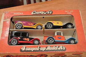 Vintage Tonka Crazy A's Boxed Set Ford Hot Rods in Box