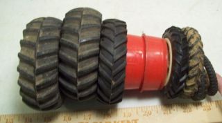 Vintage Toy Truck Tires Wheels for Parts Restore Structo Unknown