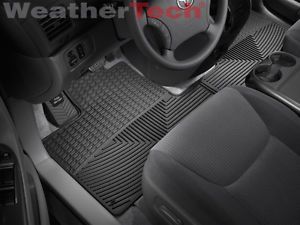 Weathertech® All Weather Car Mats Toyota Sienna 2004 2010 Black Rows 1 2