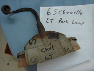 1965 Chevelle Elcamino Left Turn Signal Park Lamp Housing Lens 283 SS 327 Chevy