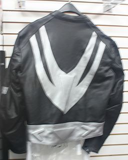 Real Leather Motorcycle Jacket Size Mdeium Fits Small CLEARANCE Sale