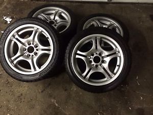 BMW E46 325 328 330 M3 Wheels with Snow Tires