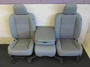 Front Bucket Seats and Center Console for Dodge RAM 1500 Pickup Truck 40 20 40