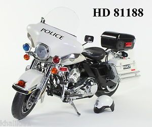 2012 Harley Davidson Electra Glide Diecast Police Motorcycle 1 12 HD 81188