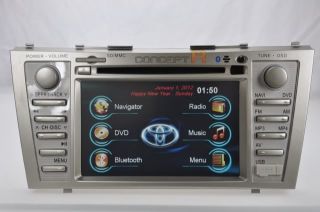 2007 2011 Toyota Camry DVD GPS Navigation Double 2 DIN Radio in Dash 08 09 10