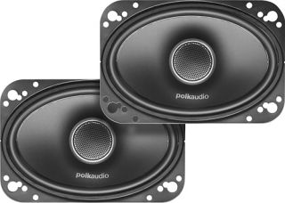 Polk DXI460 4x6 Coaxial Car Speakers Pair