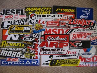 175 New Race Car Decals Stickers NASCAR NHRA Chevy Ford Mopar