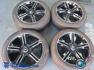 Four 2013 Ford Mustang GT Factory 19" Black Wheels Tires Rims 3908 Pirelli