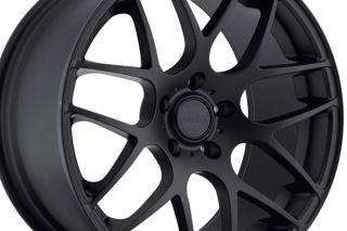 19" Eurotek UO2 Matte Black Wheels Rims Fits BMW E39 528 540 5 Series