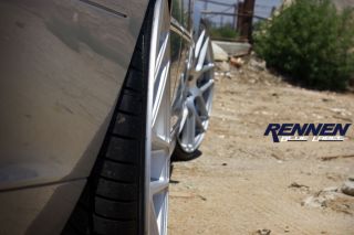 20" Benz W212 E350 E550 E63 AMG Rennen RS7 Black Concave Staggered Wheels Rims
