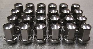 24 GMC Sierra Yukon XL Denali Savana Factory Stainless 14x1 5 Lugs Lug Nuts