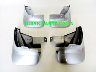 2006 2008 Subaru Forester Silver Mud Splash Guards Set of 4 Front Rear New