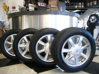 17" inch Cadillac cts Wheels w 235 55 17 Michelin MXV4 Tires