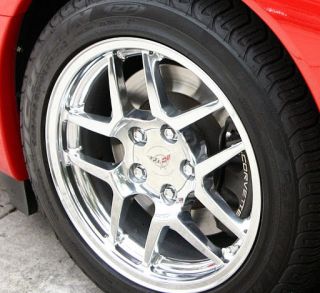 18" Polished Wheels Rims Corvette Z06 ZO6 C4 C5 C6