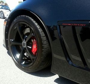 18 19" Satin Black Centennial Grand Sport Corvette Wheels C6 Base Fitment