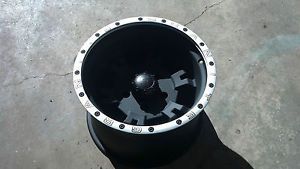 16" Granite Alloy GA9 Black Wheel 16x10 6236153BG 5x135 32mm Ford F150