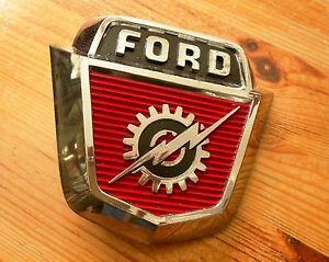 LQQK 1957 1958 Genuine Ford F 100 Truck Hood Emblem Vintage Y Block