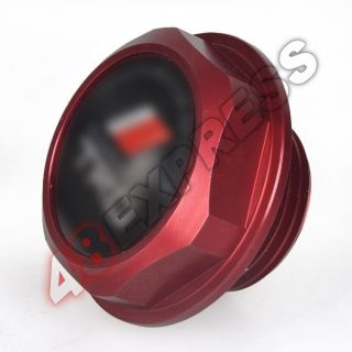 Red TRD Style Engine Gas Oil Filter Cap Fuel Tank Cover Plug for Toyota Auto