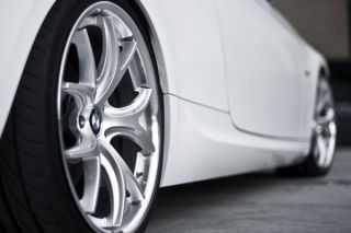 19" MRR GT8 Silver Staggered Rims Wheels Fits BMW E92 E93 328 335 Coupe Cabrio