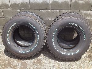 Four New LT235 85 16 BF Goodrich BFG Mud Terrain T A 85R R16 Tires