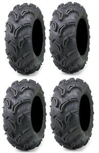 Full Set of Maxxis Zilla 30x9 14 and 30x11 14 ATV Mud Tires 4