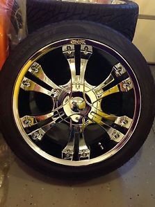 20 Chrome Rims and Tires