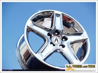 Set of 4 New Chrome 17" Acura TL Wheels Rims CL RSX Type s Integra 71733