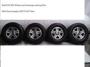 Ford F150 XLT Wheels Rims Nitto Terra Grappler Tires 285 75 R17 Complete Set