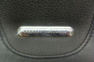 Harley Davidson Fatboy Black Leather Seat